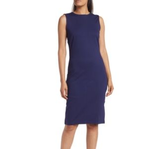 Nordstrom Rack Essential Sheath Dress, Navy, Size Large, New with Tags (NWT)